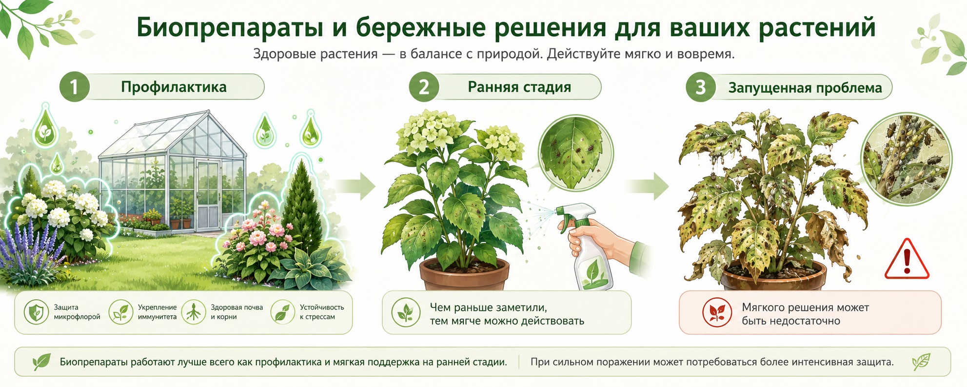 Биопрепараты и мягкие решения